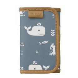 FRESK - Wallet billfold Whale blue
