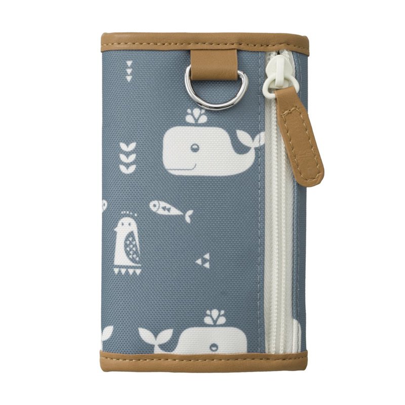 FRESK - Wallet billfold Whale blue