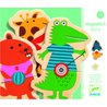 Djeco - Magnetyczne puzzle drew.zwierztka DJ03114 Djeco - Magnetyczne puzzle drew.zwierztka DJ03114