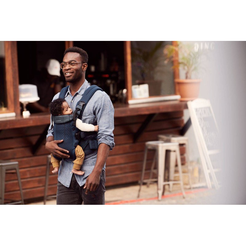 BABYBJORN - nosidełko Harmony 3D Mesh, Granatowy