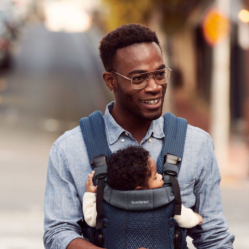BABYBJORN - nosidełko Harmony 3D Mesh, Granatowy