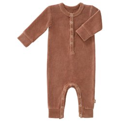 Fresk Rampers welurowy 3-6 miesięcy Tawny brown FRESK