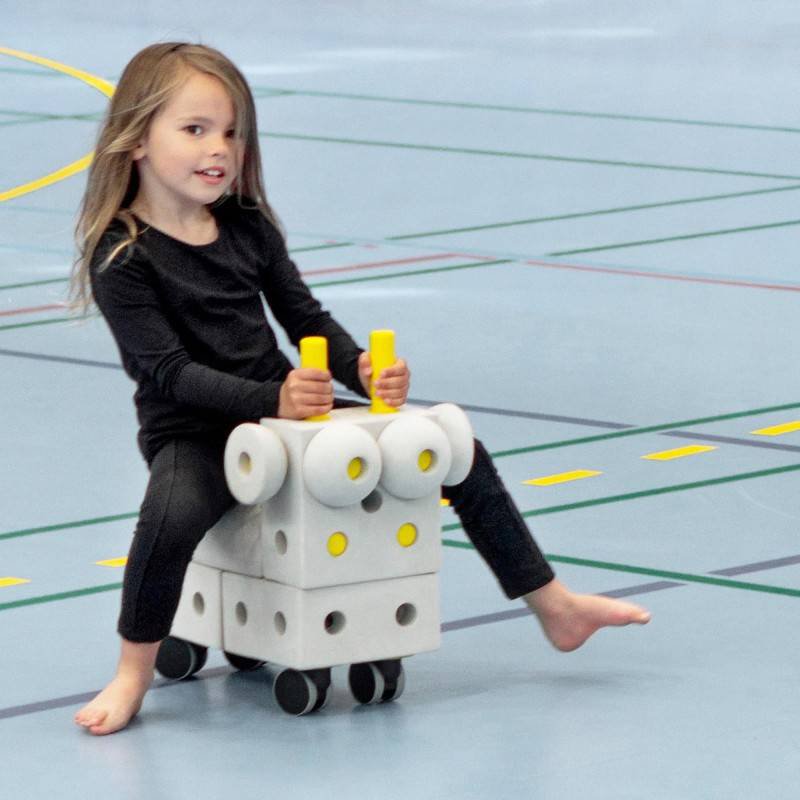 MODU - Half Ball Kit - piankowe półkule rozwijające motorykę dużą, żółte