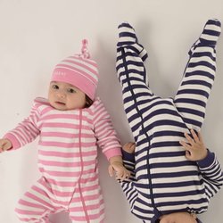 Juddlies Czapka Niemowlęca Greenery Stripe