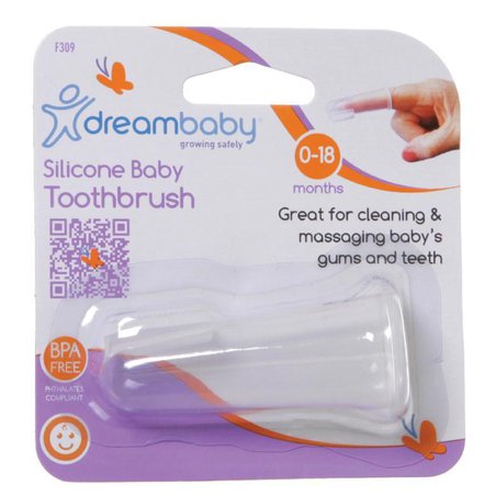 Dreambaby - Szczoteczka silikonowa do zębów na palec
