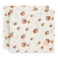Jollein - Baby & Kids - Jollein - 2 otulacze niemowlęce Hydrophilic 115 x 115 cm Peach
