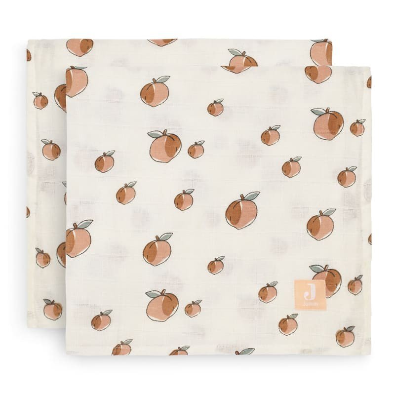 Jollein - Baby & Kids - Jollein - 2 otulacze niemowlęce Hydrophilic 115 x 115 cm Peach