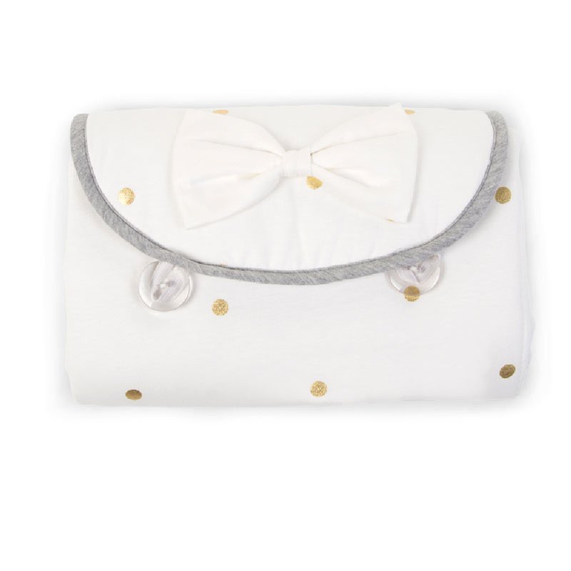 CHILDHOME - Mata do przewijania Angel gold dots