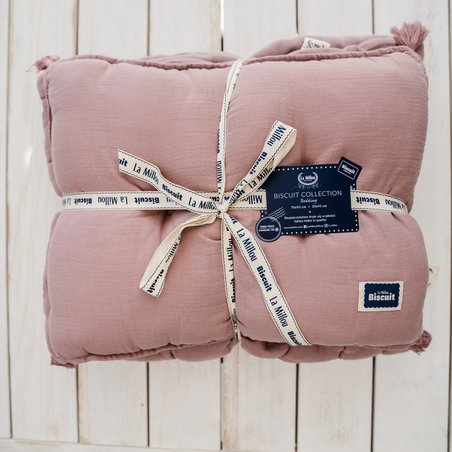 LA MILLOU - BISCUIT COLLECTION – KOMPLET PIKOWANEJ POŚCIELI "M" 100 % COTTON MUSLIN - HONEY LA MILLOU - BISCUIT COLLECTION – KOMPLET PIKOWANEJ POŚCIELI "M" 100 % COTTON MUSLIN - HONEY