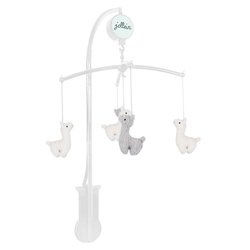 Jollein - Baby & Kids - Jollein - Karuzela muzyczna do łóżeczka Baby Mobile Lama