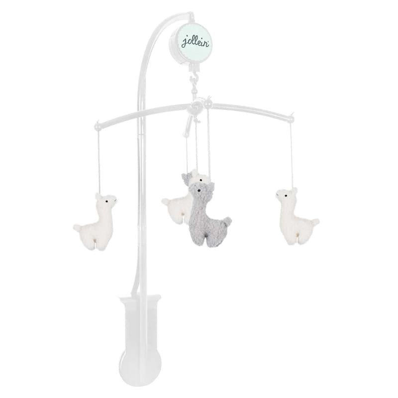 Jollein - Baby & Kids - Jollein - Karuzela muzyczna do łóżeczka Baby Mobile Lama