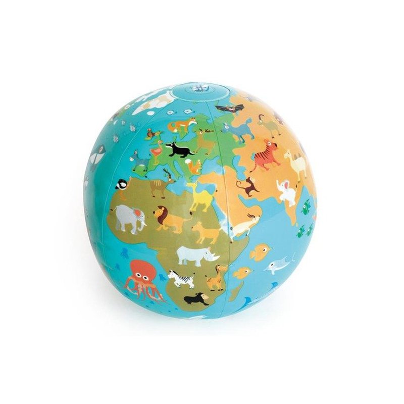 Scratch, Piłka dmuchana Mapa Świata 40 cm