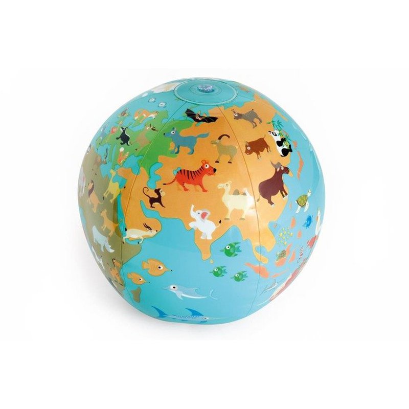 Scratch, Piłka dmuchana Mapa Świata 40 cm