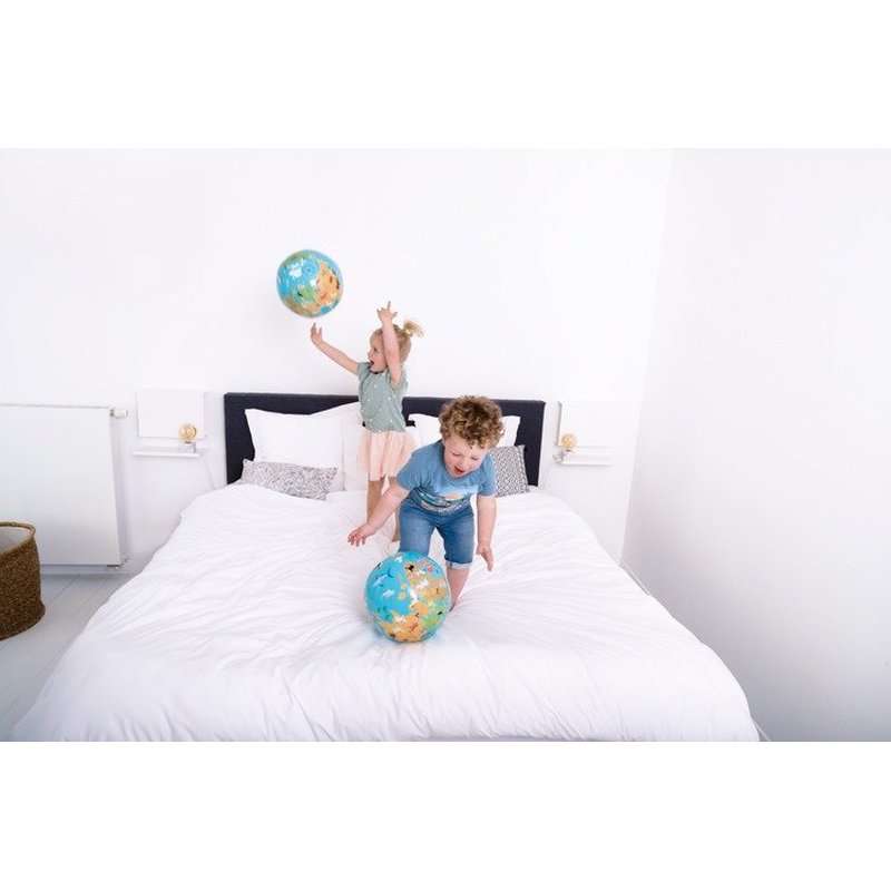 Scratch, Piłka dmuchana Mapa Świata 40 cm