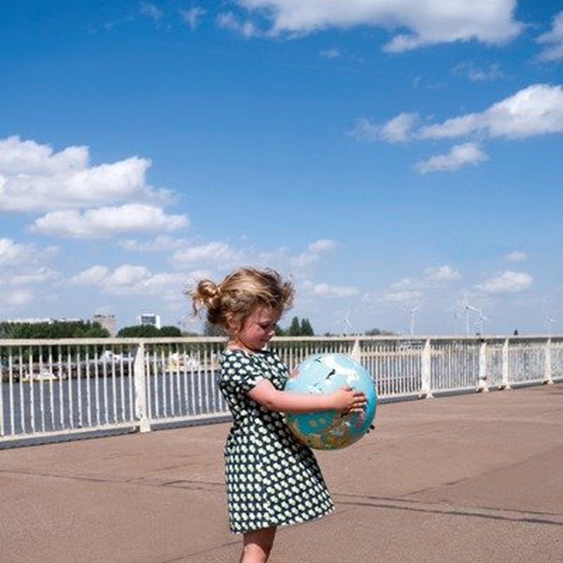 Scratch, Piłka dmuchana Mapa Świata 40 cm