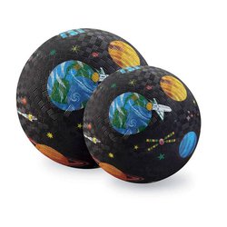 Crocodile Creek® - Piłka 18cm, wzór wyprawa kosmiczna, CC