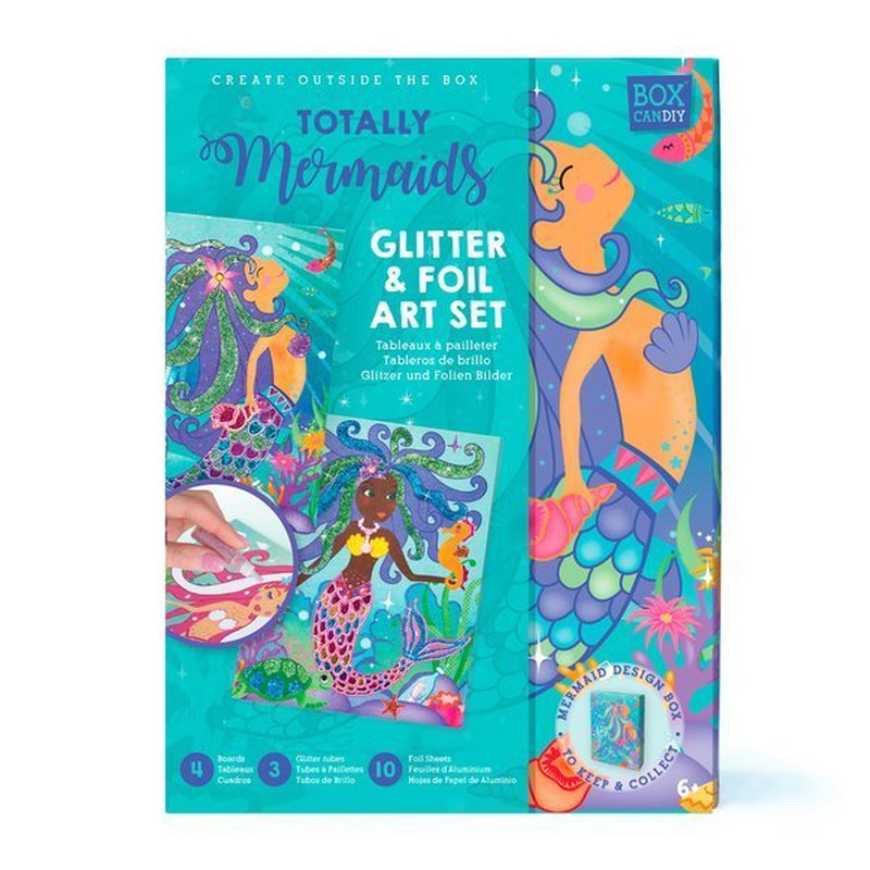 Box Candiy, zestaw artystyczny brokat Syrenki BOX CANDIY