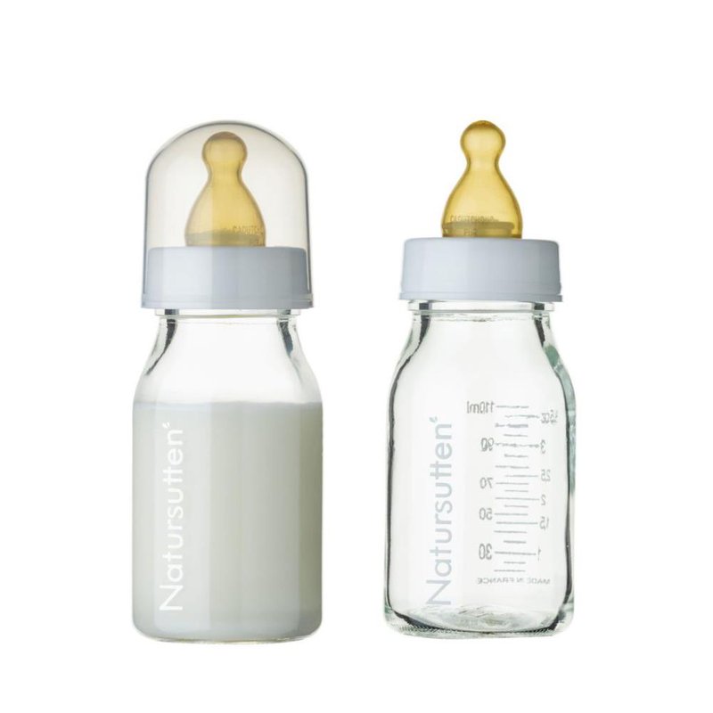 Natursutten Szklana butelka do karmienia 110 ml 2 szt.