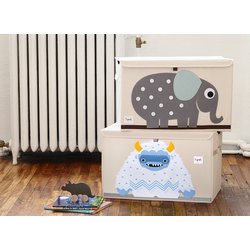 3 Sprouts Pudełko Zamykane Yeti Blue