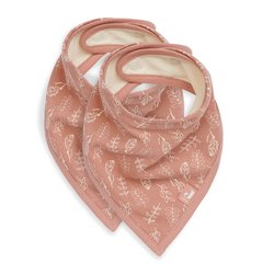Jollein - Baby & Kids - Jollein - 2 śliniaki bandany Meadow Rosewood