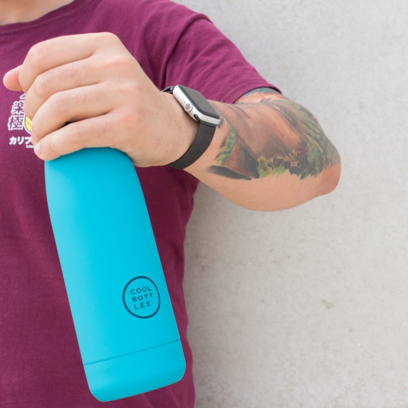 COOLBOTTLES - Cool Bottles Butelka termiczna 350 ml Triple cool Vivid Turquoise