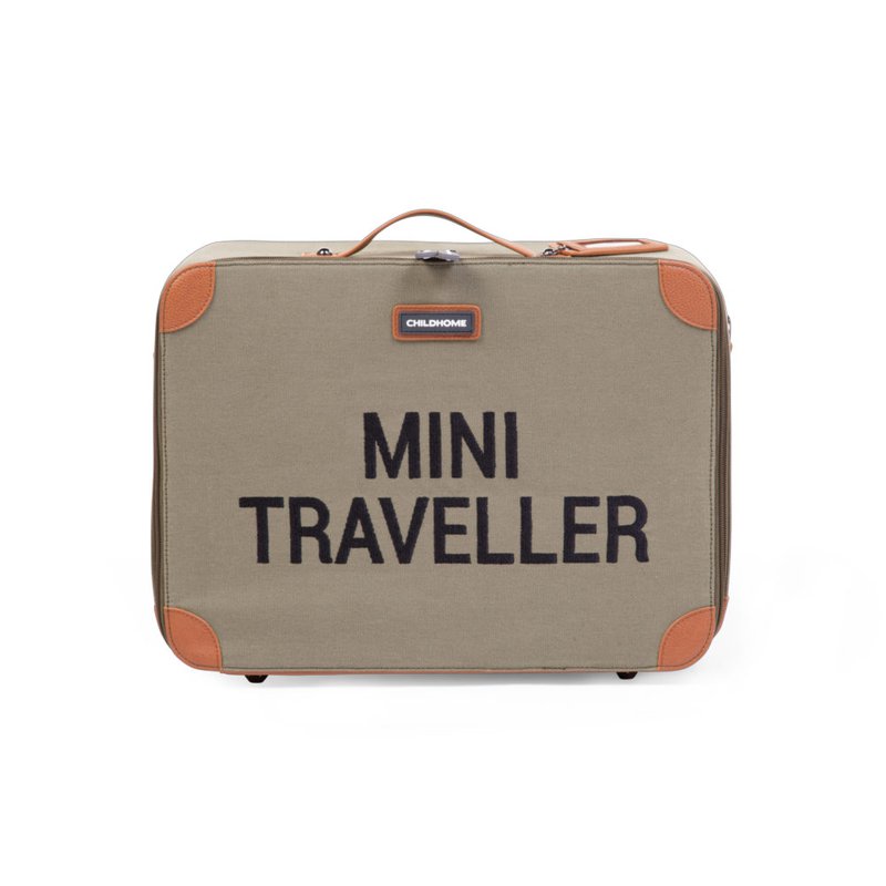 Childhome Walizka dziecięca Mini traveller Kanwas Khaki CHILDHOME