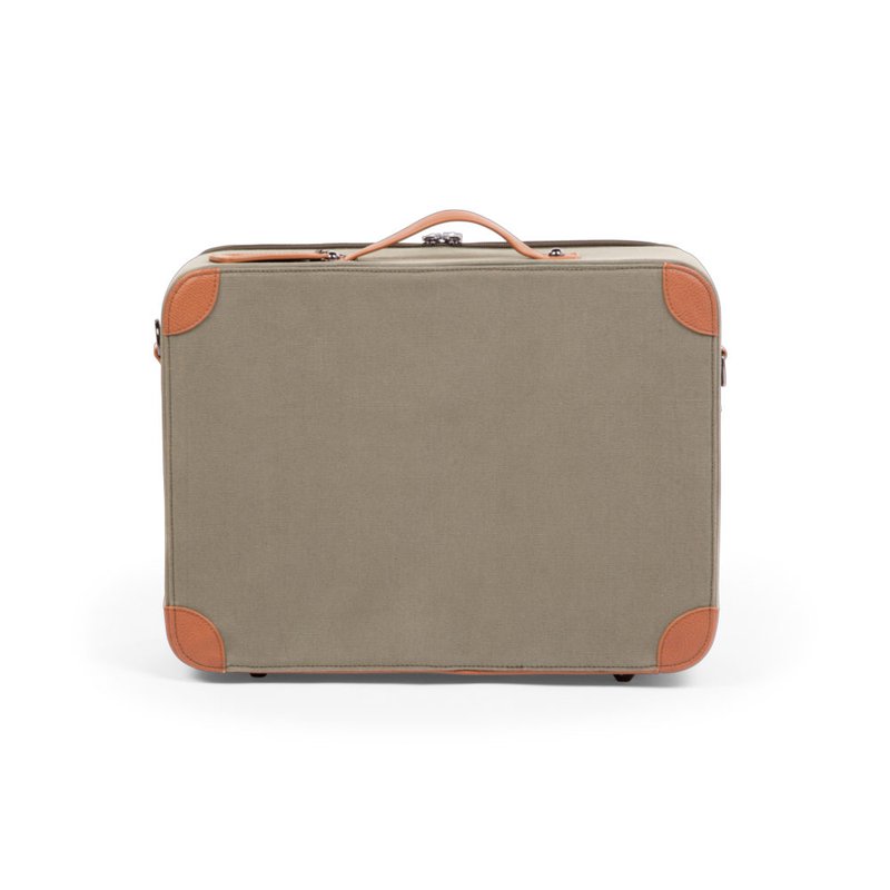 Childhome Walizka dziecięca Mini traveller Kanwas Khaki CHILDHOME