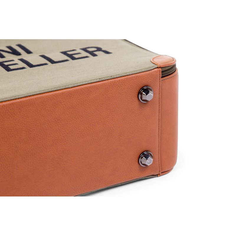 Childhome Walizka dziecięca Mini traveller Kanwas Khaki CHILDHOME