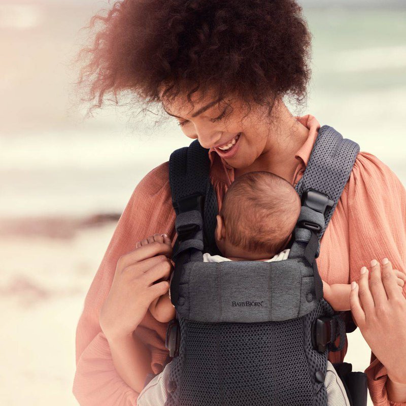 BABYBJORN - nosidełko Harmony 3D Mesh, Antracyt