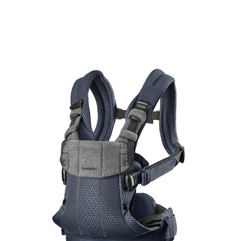 BABYBJORN - nosidełko Harmony 3D Mesh, Antracyt + śliniaczek do nosidełka Harmony