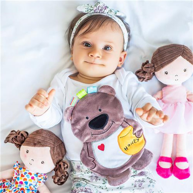 BABYONO - 1157 Przytulanka dla niemowląt LENA DOLL. MY BEST FRIEND.