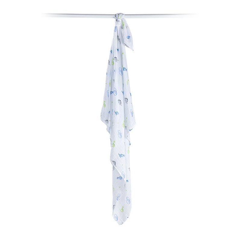 Lulujo Kocyk Muślinowy Dinozaury