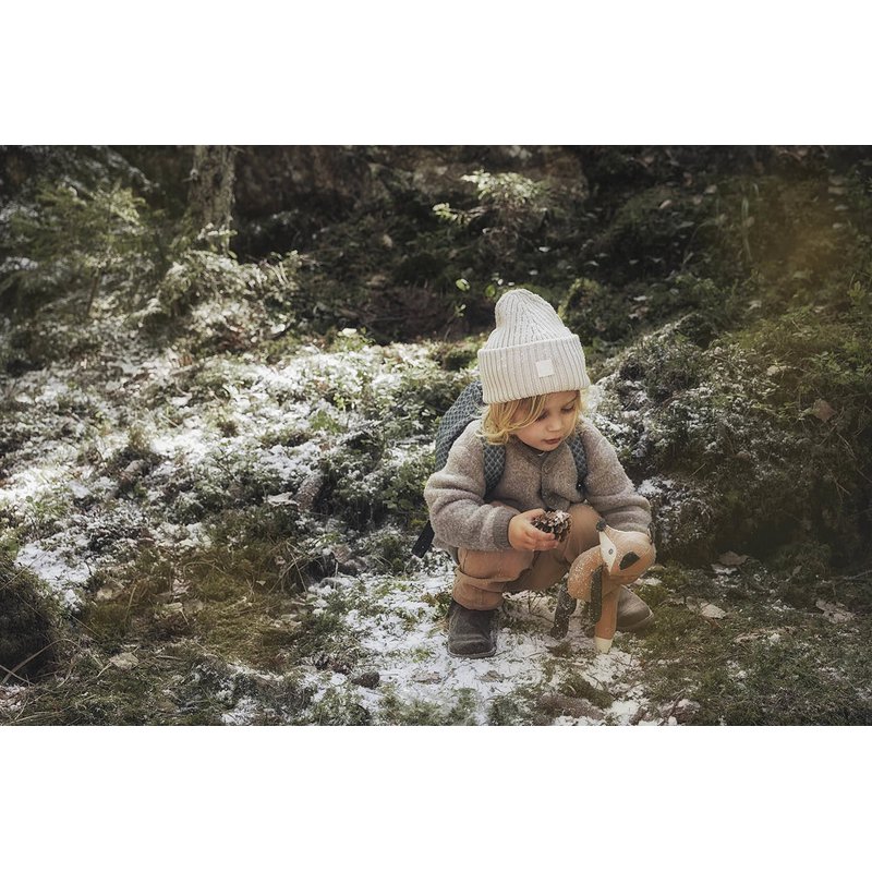 Elodie Details - Czapka Wełniana Lily White 6-12 m-cy