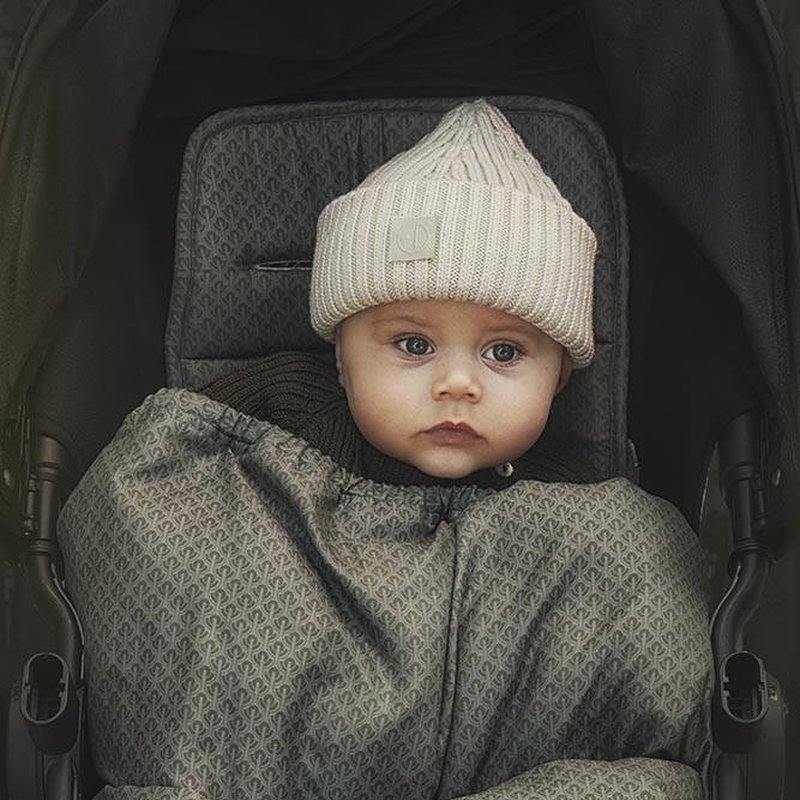 Elodie Details - Czapka Wełniana Lily White 6-12 m-cy