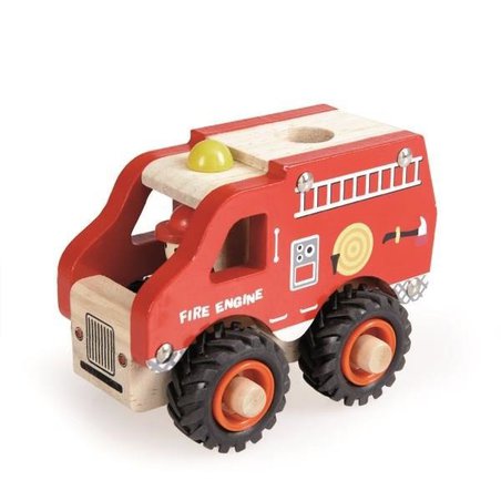 Egmont Toys® - EGMONT Drewniany wóz strażacki