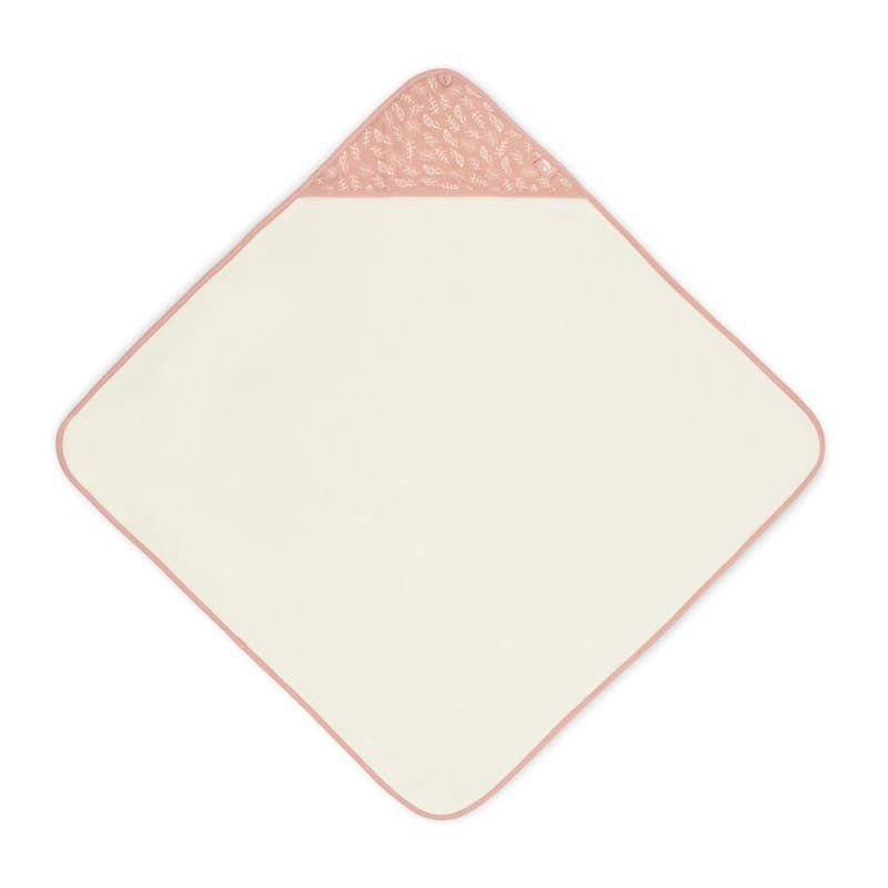 Jollein - Baby & Kids - Jollein - Ręcznik kąpielowy z kapturem 75 x 75 cm Meadow Rosewood