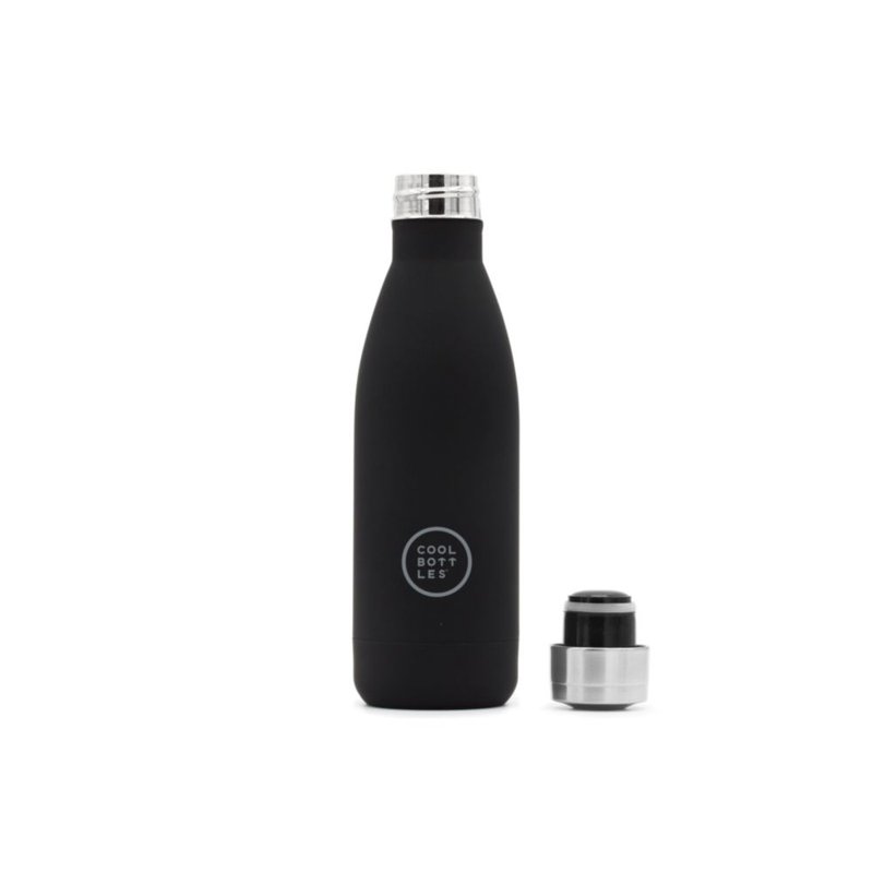 COOLBOTTLES - Cool Bottles Butelka termiczna 350 ml Triple cool Mono Black