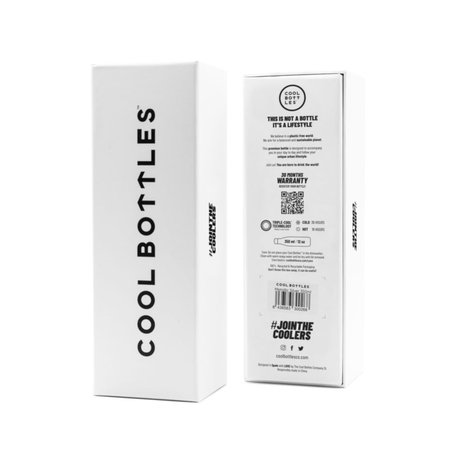 COOLBOTTLES - Cool Bottles Butelka termiczna 350 ml Triple cool Mono Black
