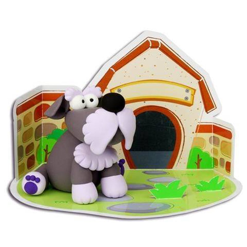 JumpingClay - Jumping Clay | Zestaw kreatywny piesek - Sznaucer