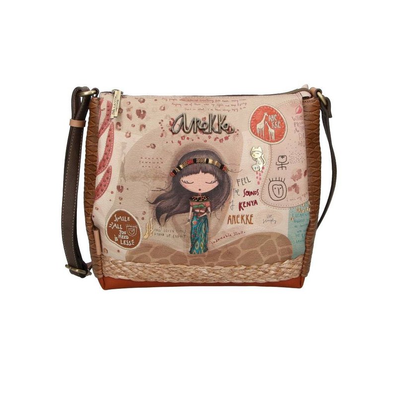 Torebka crossbody ozdobny pasek potrójna | Anekke®