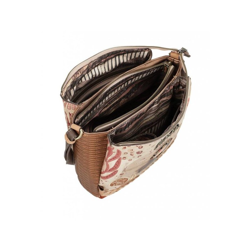 Torebka crossbody ozdobny pasek potrójna | Anekke®