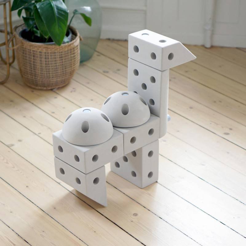 MODU - Half Ball Kit - piankowe półkule rozwijające motorykę dużą, czerwone