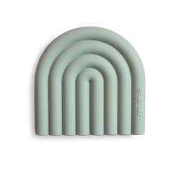 Mushie - Gryzak silikonowy RAINBOW Cambridge Blue mushie