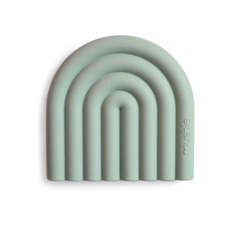 Mushie - Gryzak silikonowy RAINBOW Cambridge Blue mushie