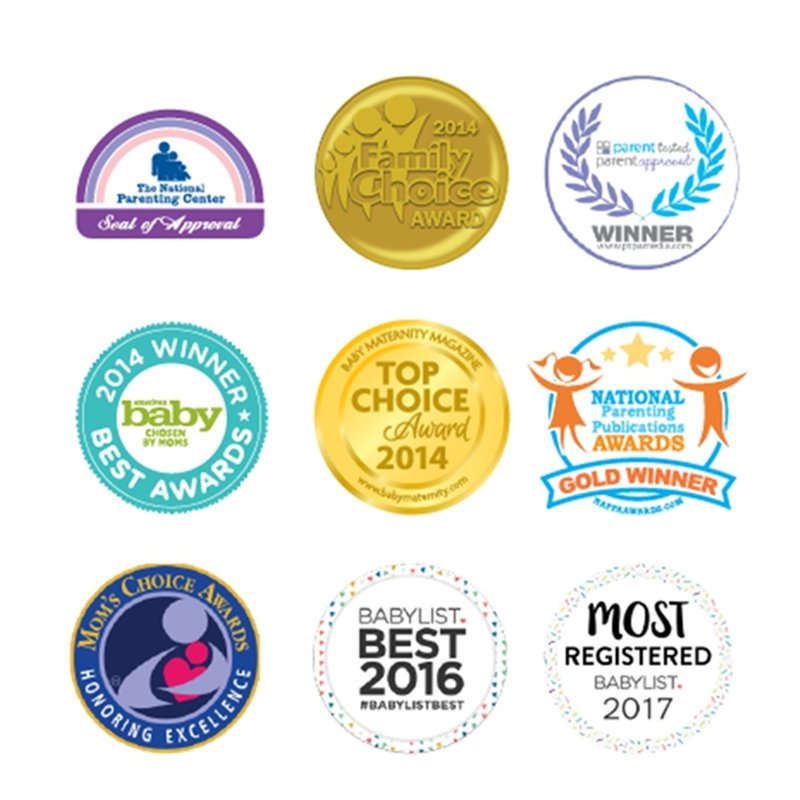 Ubbi Stalowy Kosz na Pieluchy Silver