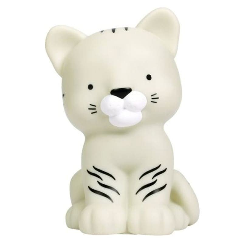 A Little Lovely Company - Mała Lampka Biały Tygrysek