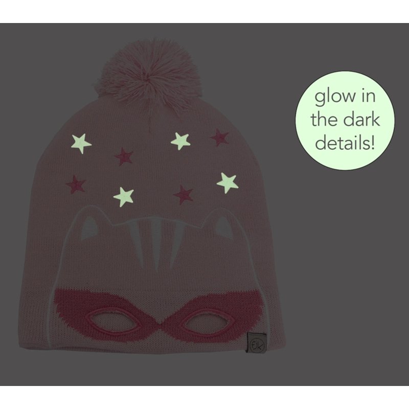 FlapJack Czapka dla Dziecka z Pomponem Kotek M/L