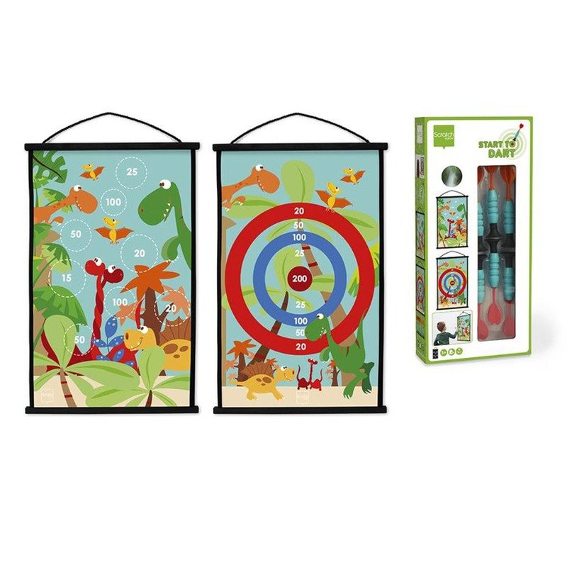 Scratch, START TO DART - rzutki Świat Dinozaurów