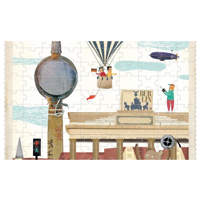 Puzzle dla dzieci, miasta świata: Berlin | Londji®