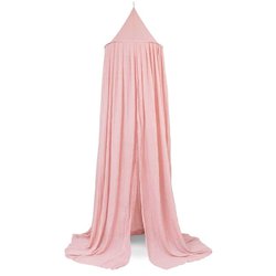 Jollein - Baby & Kids - Jollein - Moskitiera baldachimowa nad łóżeczko niemowlęce Vintage BLUSH PINK 245 cm